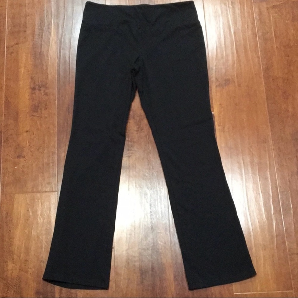 Black stretch pants